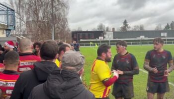 , Aulnay-sous-Bois,Rugby fédérale 3 : Aulnay-sous-Bois – Arras 17 à 9 entrée de l’équipe du RAC