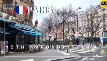 , Saint-Germain-en-Laye,Paris 15th arrondissement Winter Walking Tour 4K 🇫🇷 Rue de Vaugirard ➜ Péclet ➜ Blomet