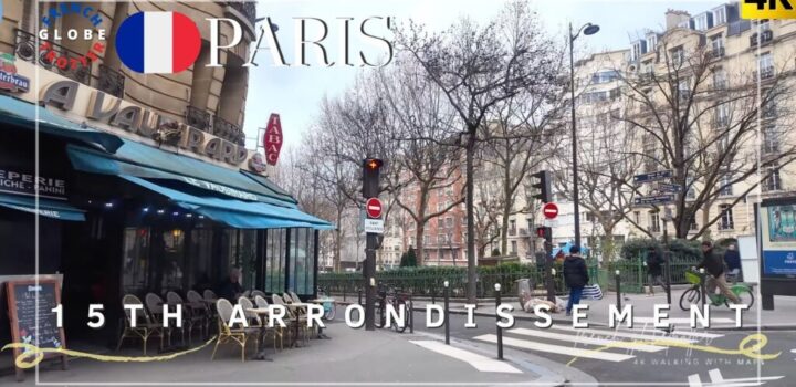 , Saint-Germain-en-Laye,Paris 15th arrondissement Winter Walking Tour 4K 🇫🇷 Rue de Vaugirard ➜ Péclet ➜ Blomet