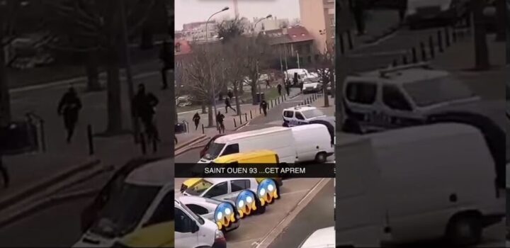 , (Saint-Ouen-sur-Seine): GROSSE GROSSE DESCENTE DE POLICE À SAINT-OUEN SUR LE TERRAIN À LA TOUR DU M