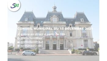 , Saint-Maur-des-Fossés,Conseil municipal du 10 Février 2022 en direct