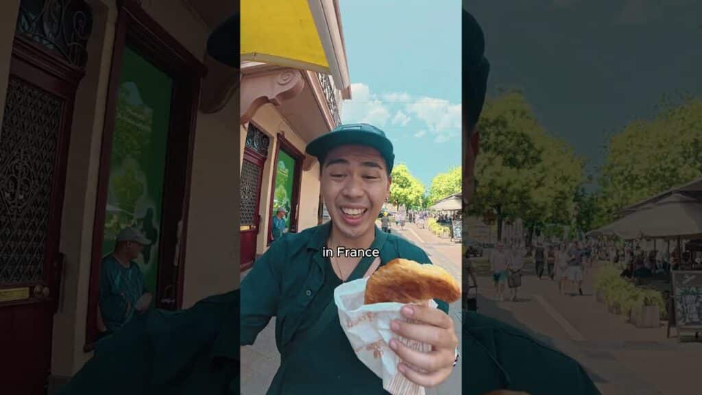 , (Aubervilliers): $1.68 croissant in France 🇫🇷 #streetfood #paris #frenchfood #france