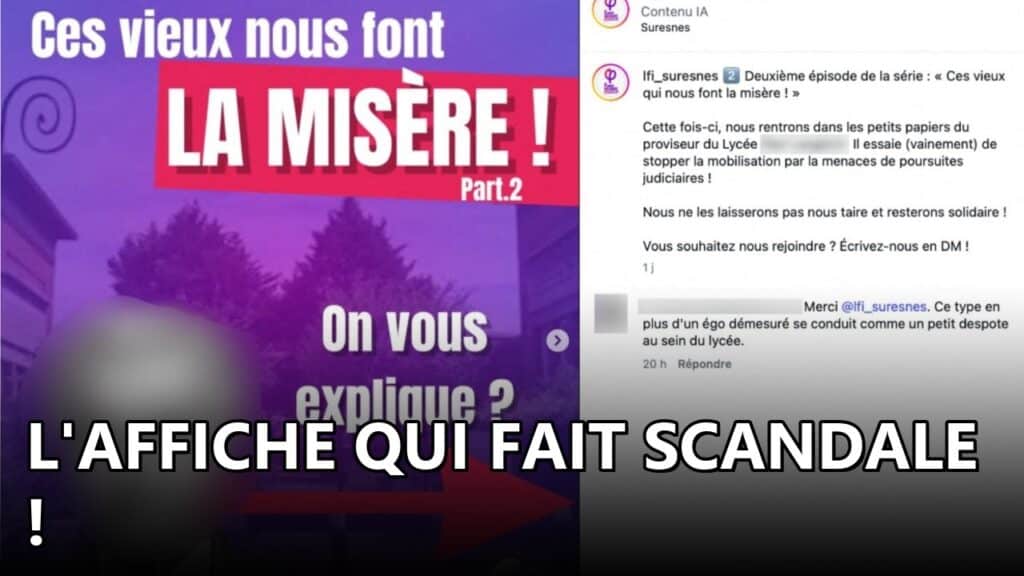 , Suresnes,LFI à Suresnes : une affiche choc visant un proviseur déclenche la polémique